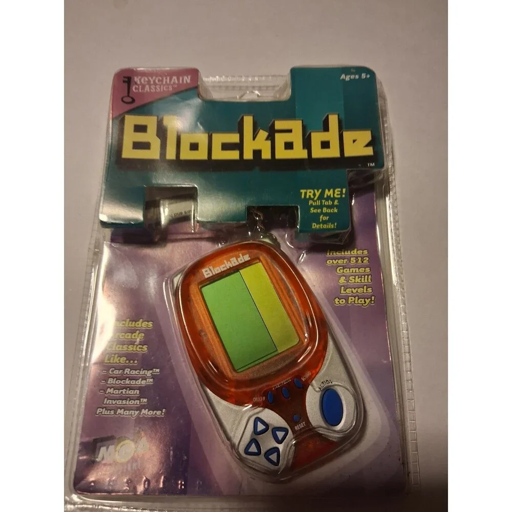 RARE Blockade Keychain Classics Travel Game MGA Entertainment 2002